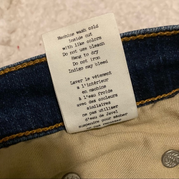 Rag & Bone Stevie ankle tie Capri dark blue jeans - Picture 13 of 13